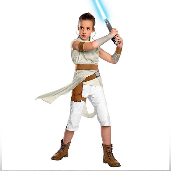 Authentic Disney Store Costume -Rey StarWars size 5/6 - Picture 16 of 16